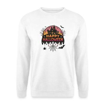 Spukschloss Halloween - Unisex Pullover - Weiß - Vorne