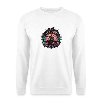 Spukhaus im Mondlicht - Unisex Pullover - Weiß - Vorne
