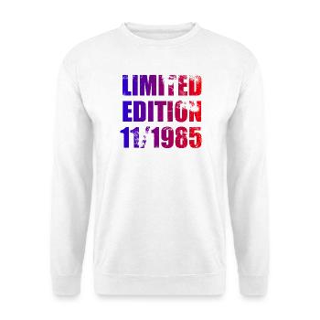 40e anniversaire Edition limitée 11/1985 - Sweat-shirt Unisexe - blanc - Devant