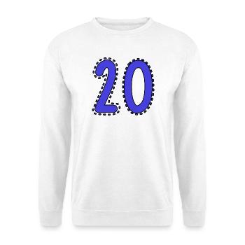 20. 20th ANNIVERSARY. 20 YEARS ANNIVERSARY. 20 YEARS. - Unisex Sweatshirt - white - Front