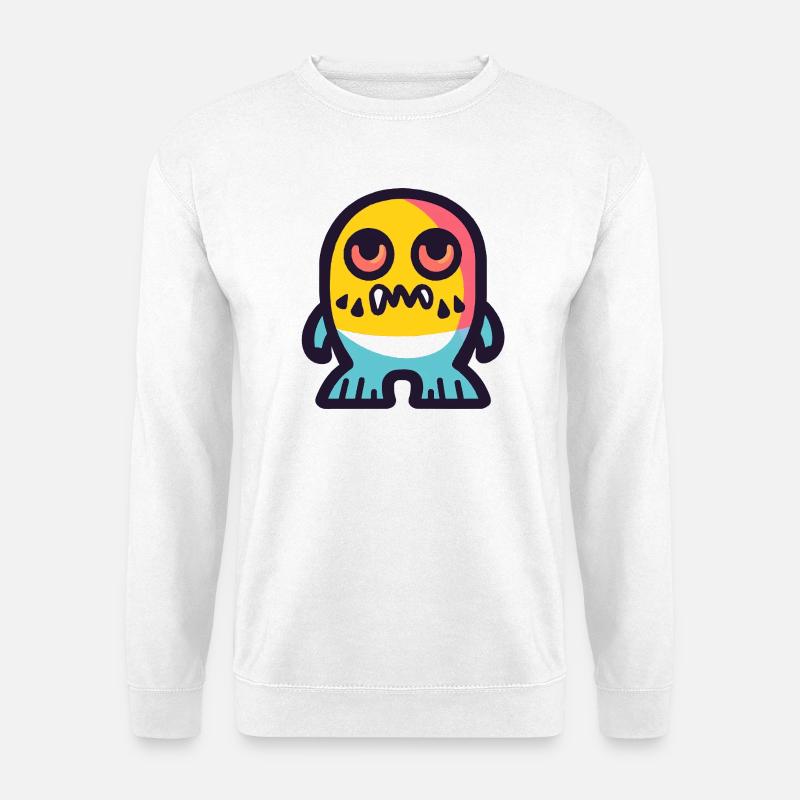 Robbe Zombie Halloween Zombie - Unisex Pullover - Weiß