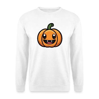 Pumpkin Halloween Autumn Comic - Unisex Sweatshirt - white - Front
