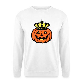 Halloween Pumpkin King Crown King Pumpkin Ruler - Unisex Sweatshirt - white - Front