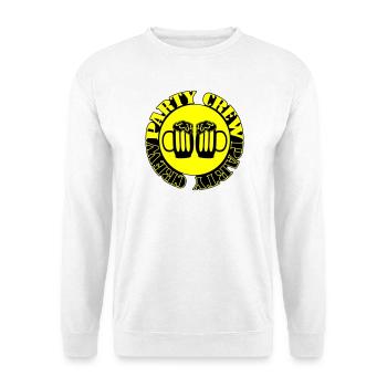 Party Crew Beer - Unisex Sweatshirt - white - Front