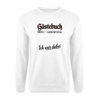37th Birthday T-Shirt – Limited Edition since 1988 - Unisex Sweatshirt - white - Front
