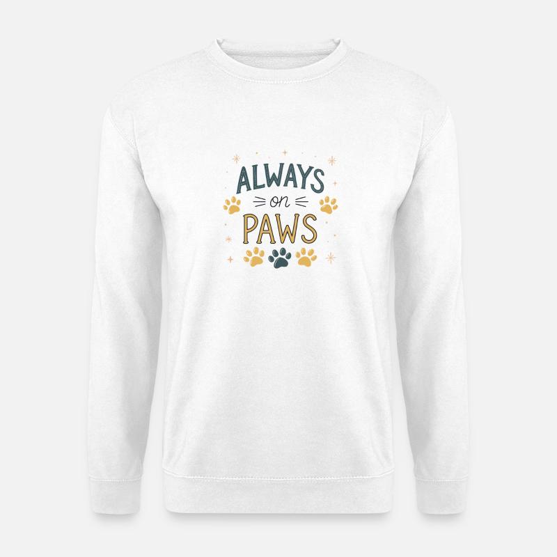 Immer auf den Beinen - Unisex Pullover - Weiß