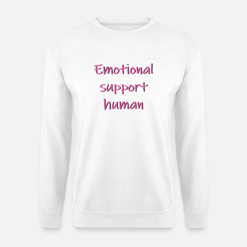 support human - Unisex Sweatshirt - white
