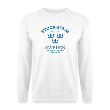 Stockholm, Sweden, Sweden - Unisex Sweatshirt - white - Front