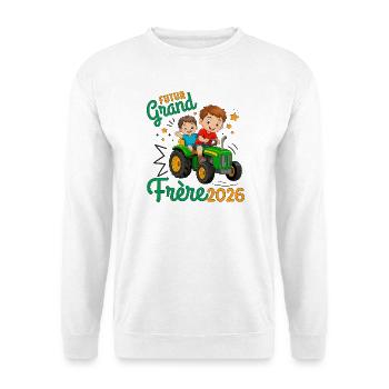 Future Big Brother 2026, Ankündigung der Schwangerschaft - Unisex Pullover - Weiß - Vorne