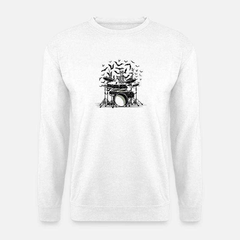 Skeletal Battery Blank - Unisex Sweatshirt - white