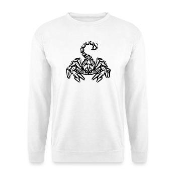 Skorpion Sternzeichen T-shirt Geschenk - Unisex Pullover - Weiß - Vorne