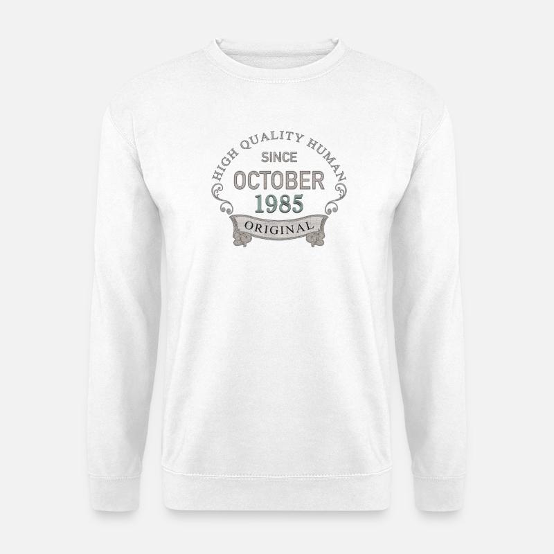 Since_October_1985 - Unisex Pullover - Weiß
