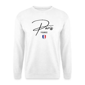 Elegant design Paris, French pride - Unisex Sweatshirt - white - Front