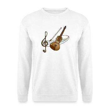 Violin - Unisex Sweatshirt - white - Front