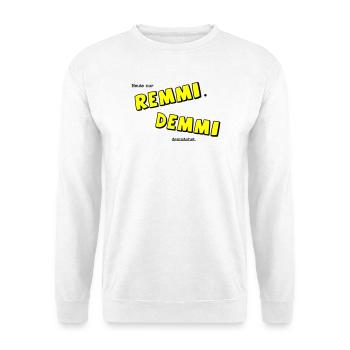 Remmi Demmi - Sweat-shirt Unisexe - blanc - Devant