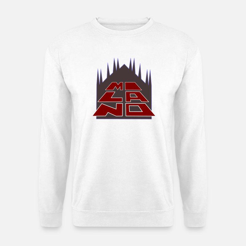 Logo Milano von Cean _ neue Version - Unisex Pullover - Weiß