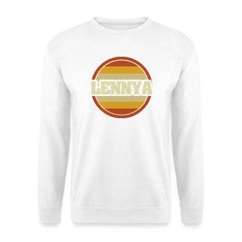 LENNYA Retro Circle - Unisex Sweatshirt - white - Front