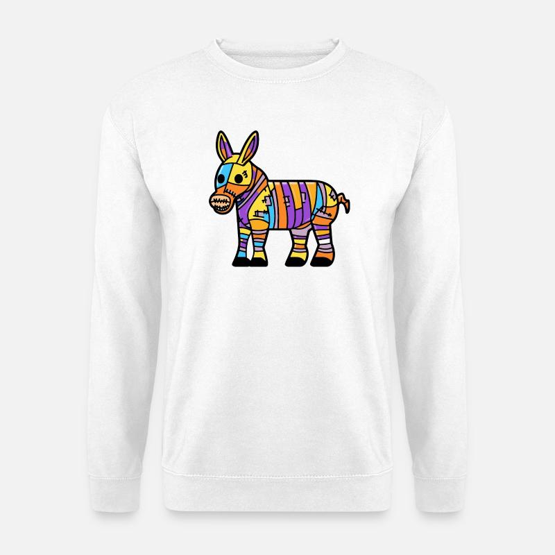 Donkey Halloween Zombie - Unisex Sweatshirt - white