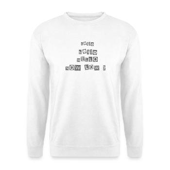 Riecht nach Hemdgeist - Unisex Pullover - Weiß - Vorne