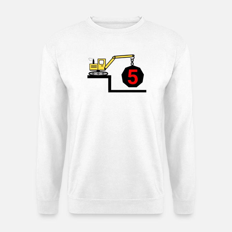 Excavator - Unisex Sweatshirt - white