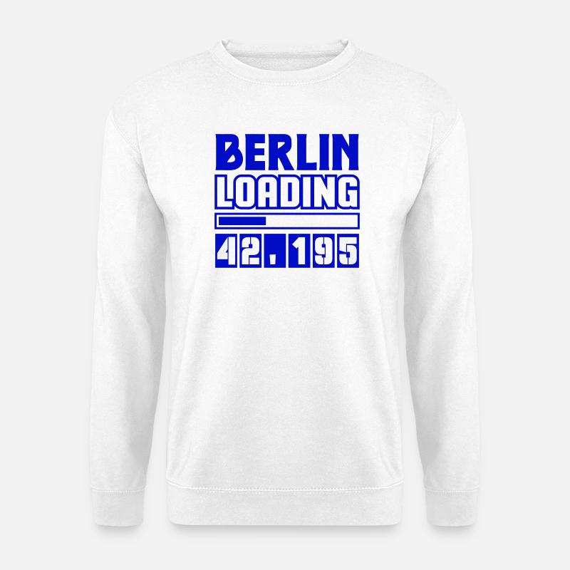 Berlin Loading Marathon  - Unisex Pullover - Weiß