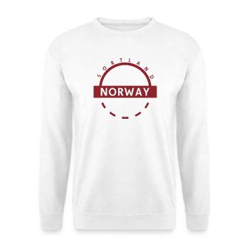 Norway Sportland Emblem - Unisex Sweatshirt - white - Front