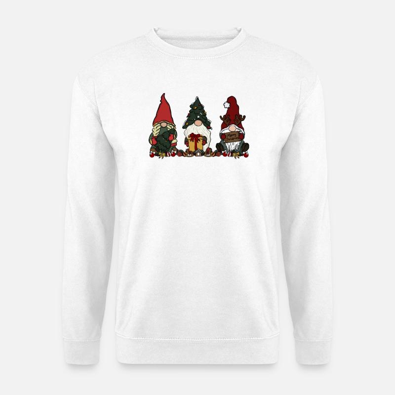 Wichtel Weihnachten  - Unisex Pullover - Weiß