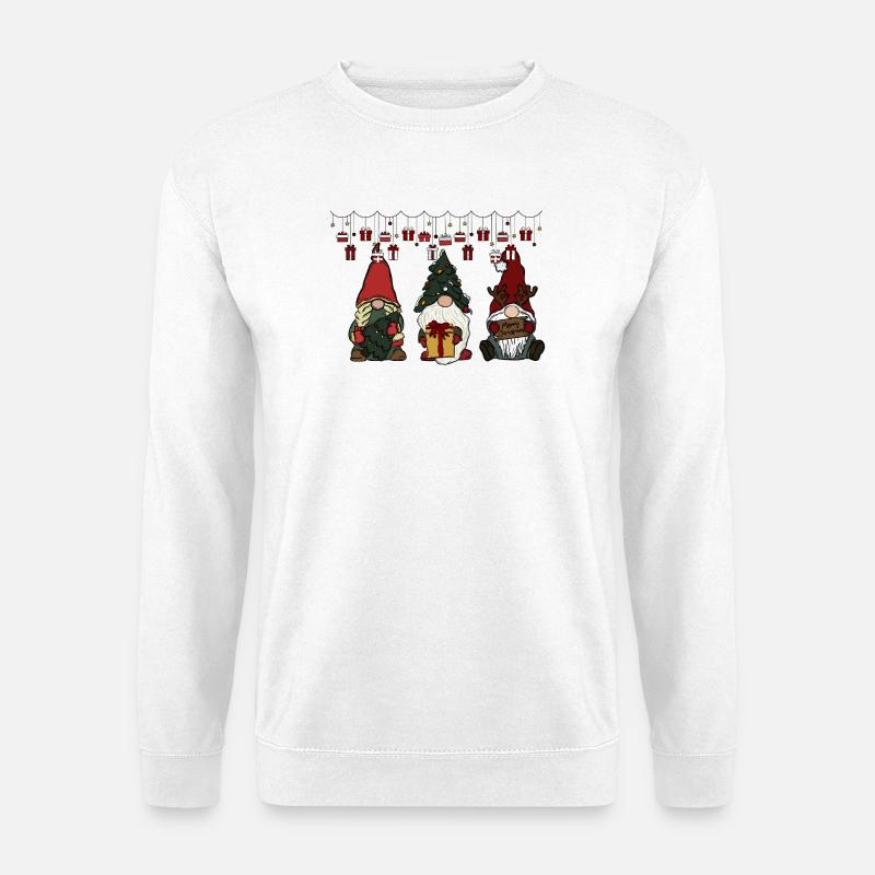 Wichtel Weihnachten - Unisex Pullover - Weiß