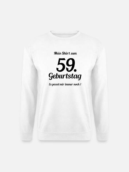 Passt seit 59 - Unisex Pullover - Weiß