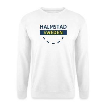 Halmstad Sweden Vintage Sign - Unisex Sweatshirt - white - Front