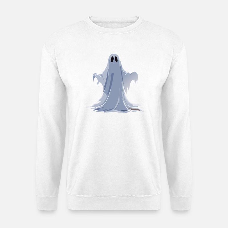 Halloween Spooky Ghost - Unisex Pullover - Weiß