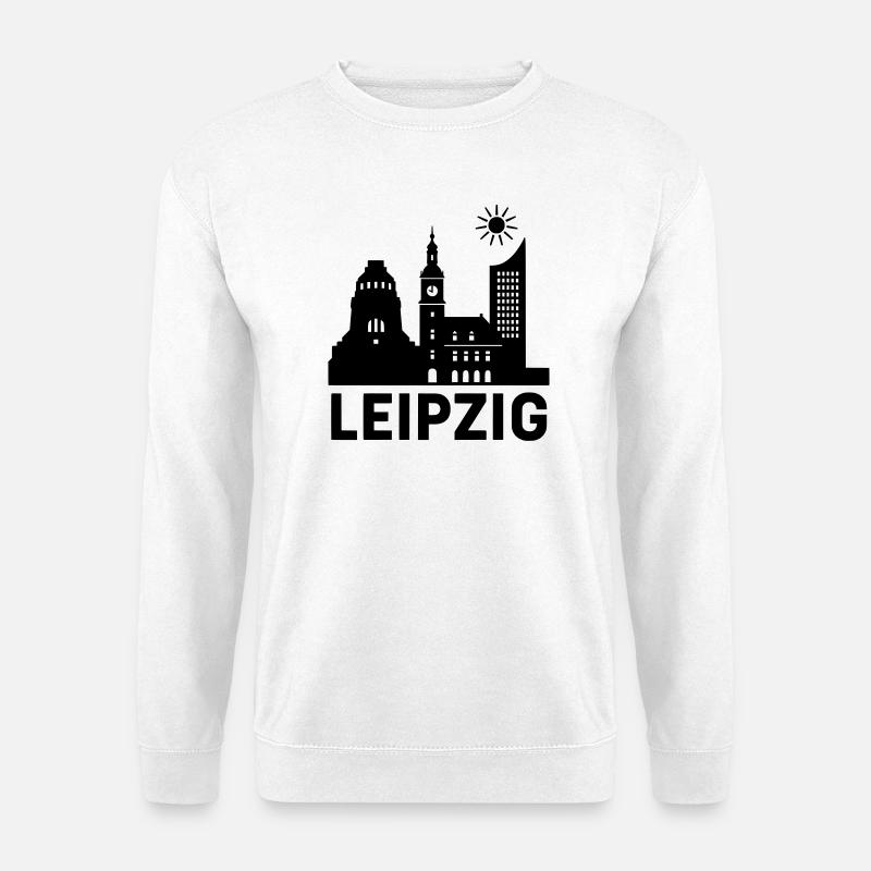 Leipzig Silhouette - Unisex Sweatshirt - white