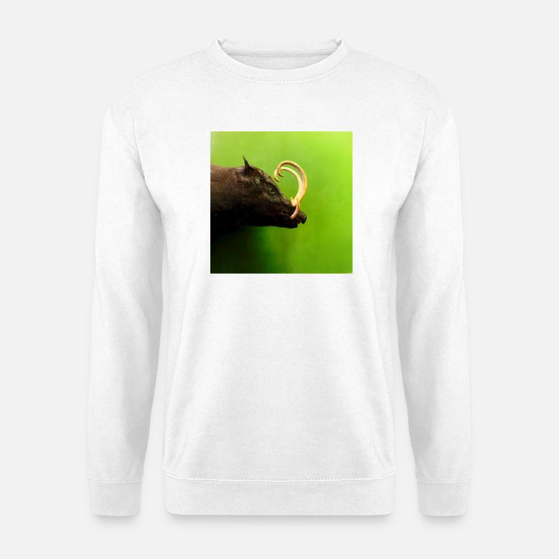 Wildschwein  - Unisex Pullover - Weiß