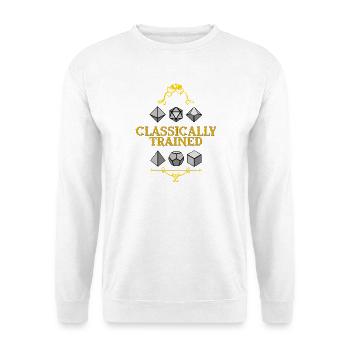 Klassisch trainierte Würfelmeisterschaft - Unisex Pullover - Weiß - Vorne