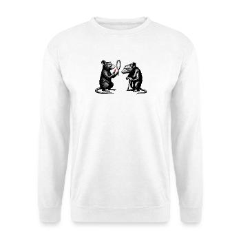 Rat Noir Mirror Duel - Unisex Sweatshirt - white - Front