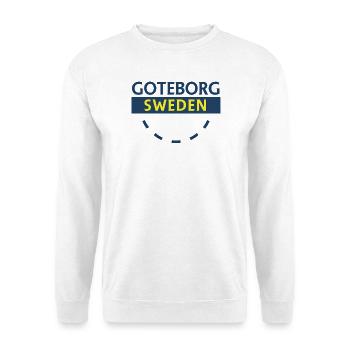 Göteborg, Suède, Panneau de la ville - Sweat-shirt Unisexe - blanc - Devant