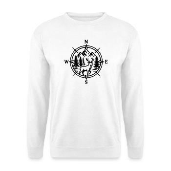 Natur - Unisex Pullover - Weiß - Vorne