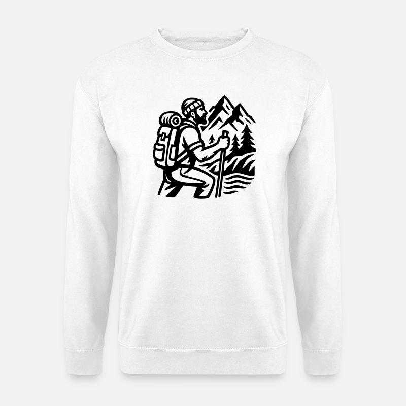 Wanderer - Unisex Pullover - Weiß