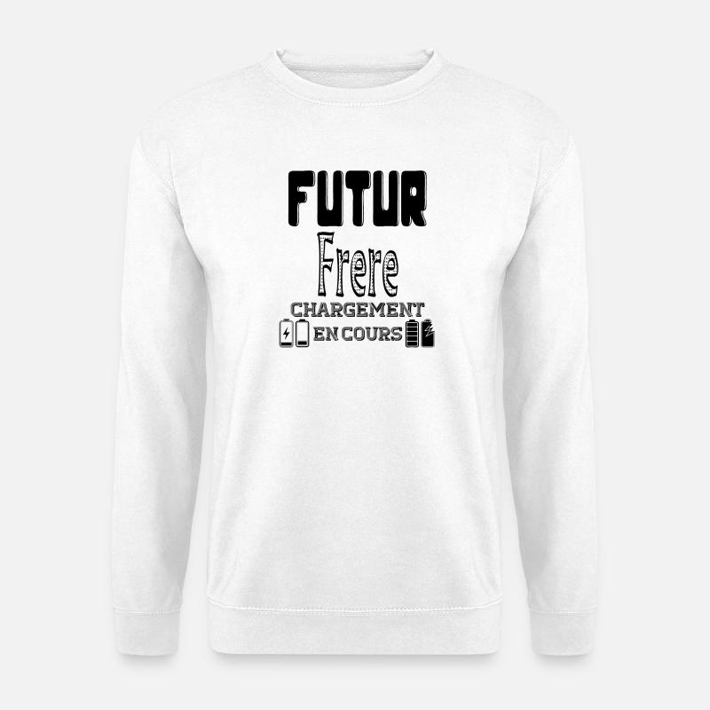 Future Brother Loading In Progress - Unisex Sweatshirt - white