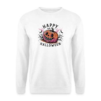 Halloween Grimace Pumpkin - Unisex Sweatshirt - white - Front