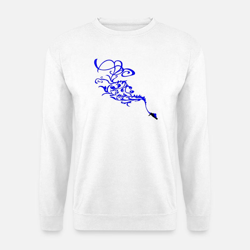 Snowboard Ornament - Unisex Pullover - Weiß