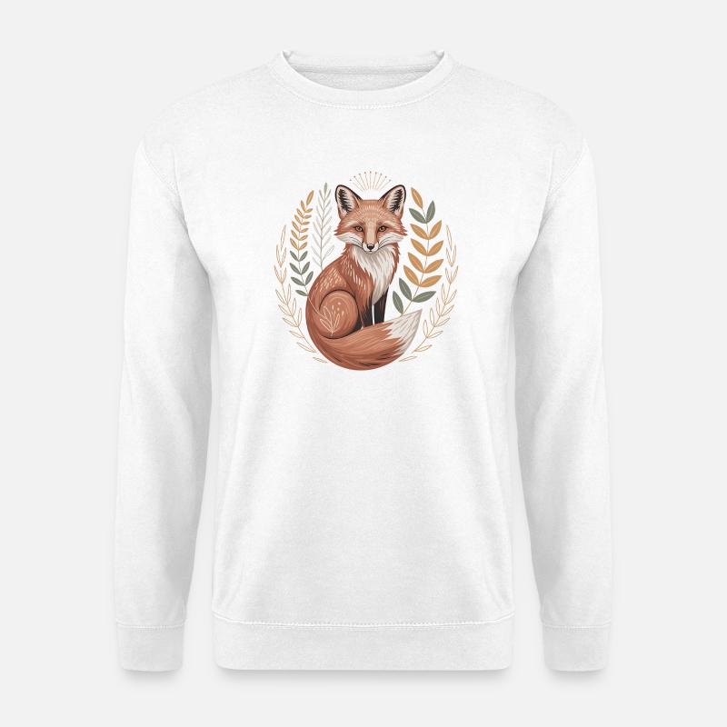 Boho Fox - Unisex Sweatshirt - white