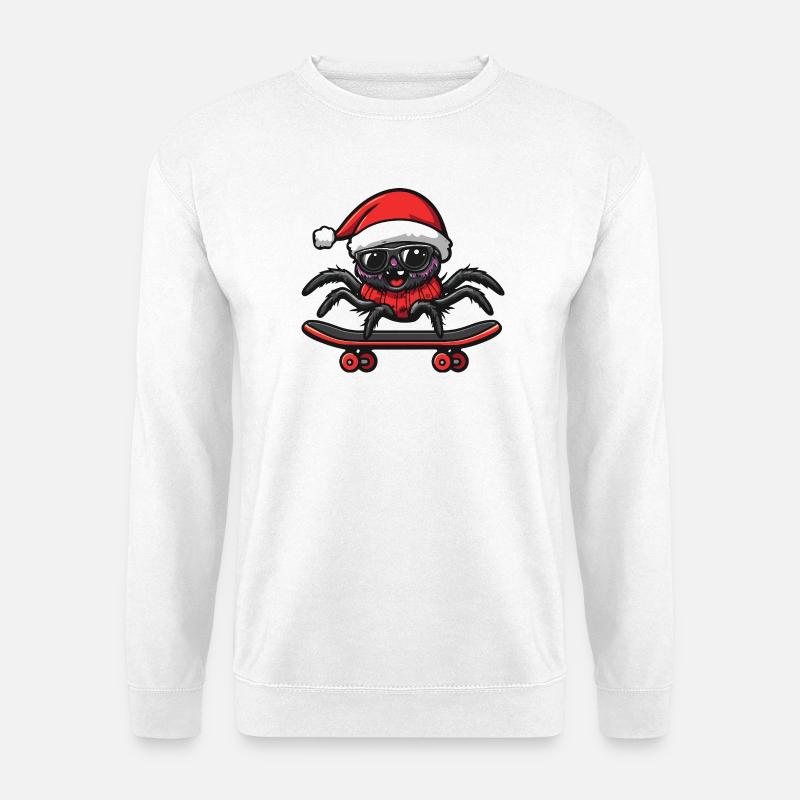 Tarantula Weihnachten Lustig - Unisex Pullover - Weiß