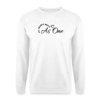 All Hearts Beat as One❤️ - Unisex Sweatshirt - white - Front