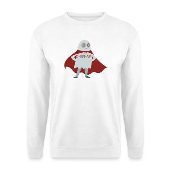 Spook Man Ghost Cape - Unisex Sweatshirt - white - Front