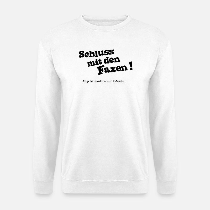 Schluss mit Faxen - Unisex Pullover - Weiß