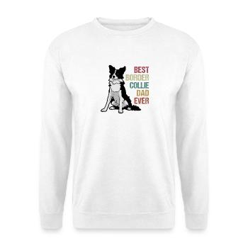 Border Collie Shepherd Dog Stubborn Funny Herding - Unisex Sweatshirt - white - Front