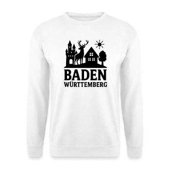 Monument du Land de Bade-Wurtemberg - Sweat-shirt Unisexe - blanc - Devant