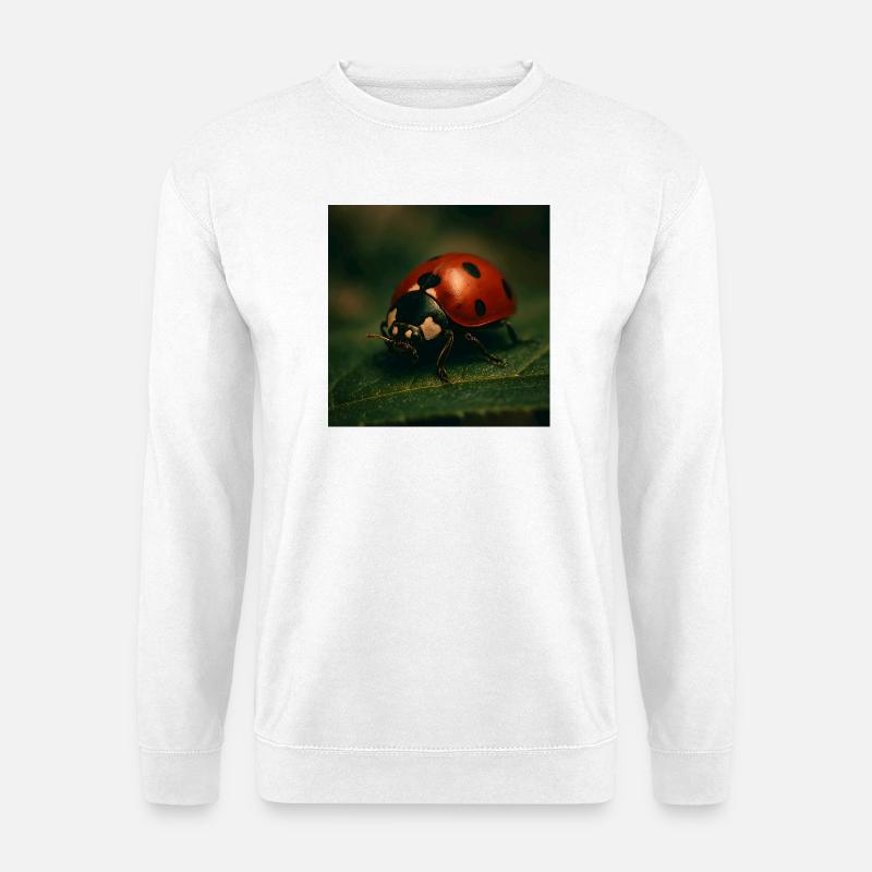 Tiere - Marienkäfer - Unisex Pullover - Weiß