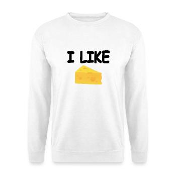 Käse - Unisex Pullover - Weiß - Vorne